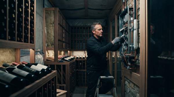 Editorial illustration for Building a Luxury Wine Cellar: The Technical Decisions That Matter More Than the Design